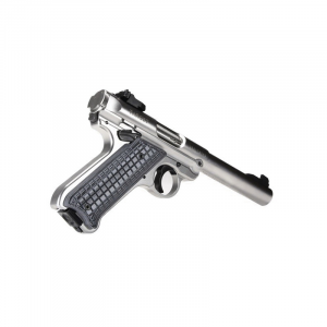 Pachmayr G10 Tactical Grappler Grip Panel for Ruger Mark IV Pistol, Black/Gray - 61075