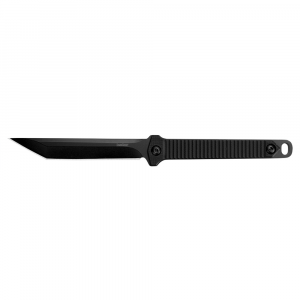 Kershaw Dune Tanto Fixed Blade Neck Sword Knife, 3.8", Black - 4008
