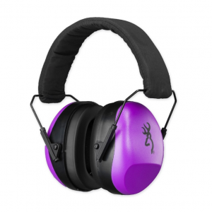 Browning Buckmark II Hearing Protector Earmuffs, Purple - 126396