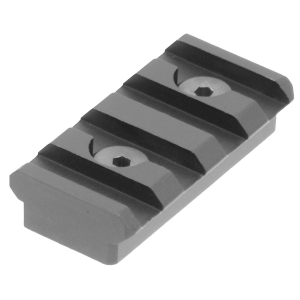 Leapers UTG KeyMod 1.56" Aluminum Picatinny Rail, Hardcoat Anodized Black - MTURS04S