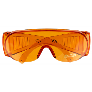 Walkers Game Ear Full Coverage Wraparound Glasses, Amber Lens - GWP-FCSGL-AMB