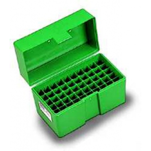 RCBS - Flip-Top Ammo Box 22-250 Rem, 243 Win, 308 Win 50-Round Plastic Green - 86902