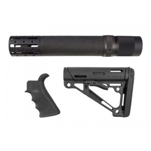 Hogue AR-15/M-16 Grip Kit- Includes Mil-Spec Buffer Tube and Hardware - Black