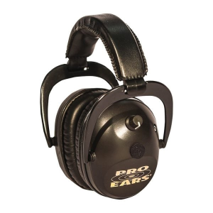 Pro Ears Predator Gold 26 dB Over the Head Electronic Earmuff, Black - GSP300BLK