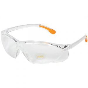Allen Shooting Glasses, Clear/Orange Finish - 22753
