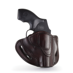 1791 Gunleather RVH1 Right Hand Ruger LCR OWB Holster, Signature Brown - RVH-1-SBR-R