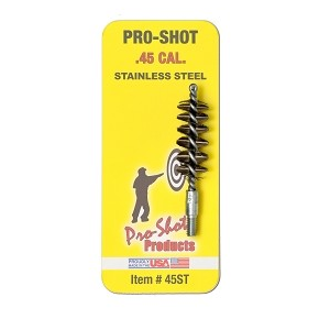 Pro-Shot .45 Cal. Stainless Steel Bore Brush 45ST