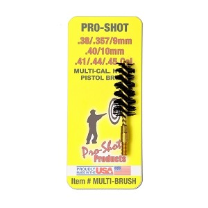 Pro-Shot .38-.45 Cal. Pistol Nylon Bristle Brush MULTI-BRUSH
