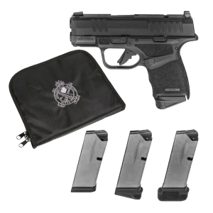 Springfield Hellcat Optics Ready Pistol With CC Notebook, Black - HC9319BOSP-N21