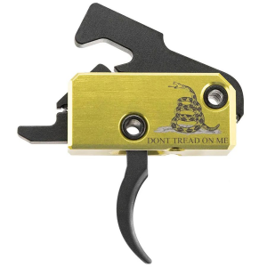 Rise Armament Super Sporting AR-15/10 Curved Single Stage Drop In Trigger, Gadsden - RA-140-DTOM-AWP