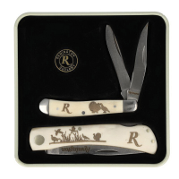 Remington Turkey Tin Collector Gift Set Knife Set, White Set for Collectible Enthusiasts - 15687