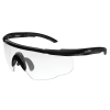 Wiley X Changeable/Saber Advanced Semi Rimless T-Shell Single Lens Sunglasses, Clear Lens - 303