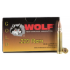 Wolf Performance Gold 55 gr Full Metal Jacket .223 Rem/5.56 Ammo, 20/box - G22355