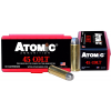 Atomic Ammunition 200 gr Lead Round Nose Flat Point .45 Colt Ammo, 50/box - 00434