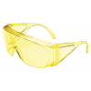 Howard Leight HL100 Shooter's Wraparound 1-Piece Safety Eyewear, Amber Lens, 4/case - R-01702
