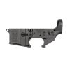 Spikes Tactical Multi-Caliber Logo Stripped Lower Receiver, Hardcoat Anodized Black -