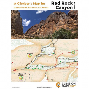 A Climber's Map For: Red Rock Canyon, NV: Crag Summaries, Approaches, And Walkoffs