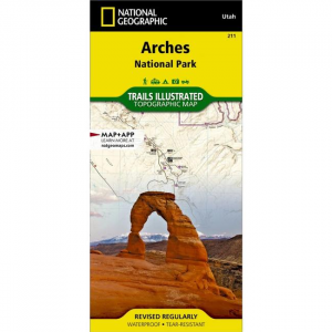 Trails Illustrated Map: Arches National Park - 2019 Edition
