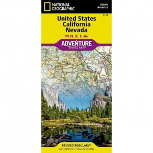 3119 - Adventure Travel Map: California And Nevada