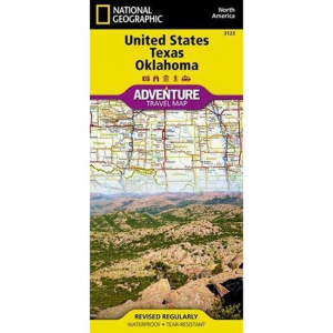 Adventure Travel Map: Texas And Oklahoma
