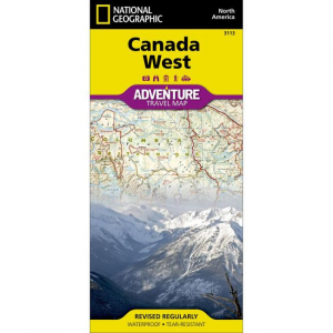 3113 - Adventure Travel Map: Canada - West