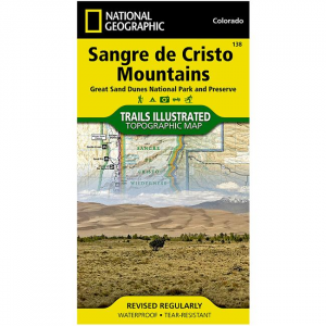 Trails Illustrated Map: Sangre de Cristo Mountains - Great Sand Dunes National Park & Preserve