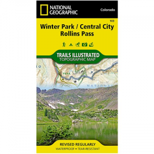 103 - Trails Illustrated Map: Winter Park/Central City/Rollins Pass