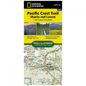 Trails Illustrated Map: Pacific Crest Trail: Shasta And Lassen: Castle Crags To Sierra Buttes