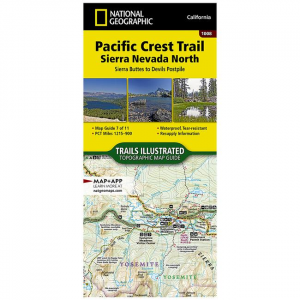Trails Illustrated Map: Pacific Crest Trail: Sierra Nevada North: Sierra Buttes To Devil's Postpile