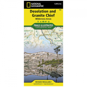 Trails Illustrated Map: Desolation And Granite Chief Wilderness Areas - 2018 Edition