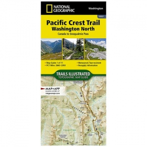 Trails Illustrated Map: Pacific Crest Trail: Washington North: Canada To Snoqualmie Pass
