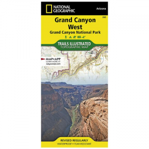 Trails Illustrated Map: Grand Canyon National Park - West