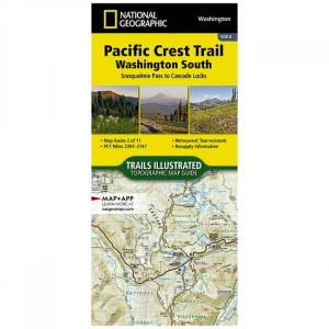 Trails Illustrated Map: Pacific Crest Trail: Washington South: Snoqualmie Pass To Cascade Locks