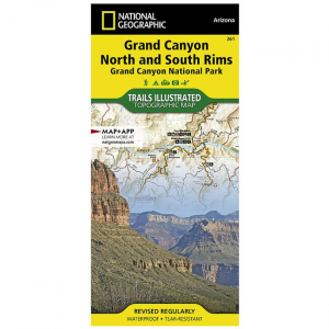 Trails Illustrated Map: Grand Canyon - North and South Rims