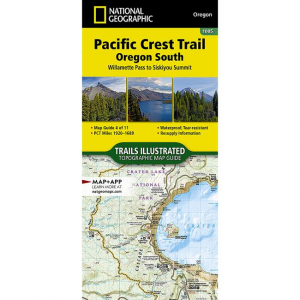 Trails Illustrated Map: Pacific Crest Trail: Oregon South: Willamette Pass To Siskiyou Summit