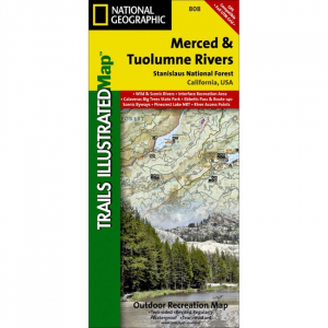 Trails Illustrated Map: Merced and Tuolumne Rivers - Stanislaus National Forest - 2008 Edition