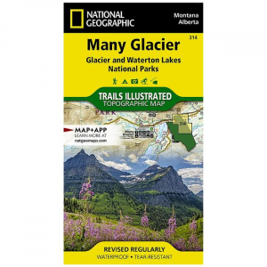 Trails Illustrated Map: Many Glacier - Glacier/Waterton Lakes National Parks