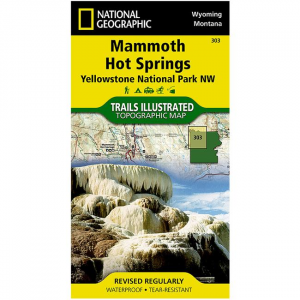 Trails Illustrated Map: Mammoth Hot Springs - Yellowstone National Park NW - 2012 Edition