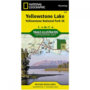 305 - Trails Illustrated Map: Yellowstone Lake - Yellowstone National Park SE - 2012 Edition