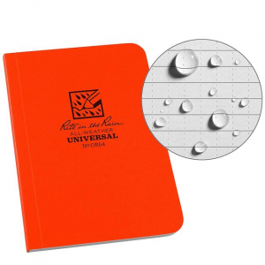 Weatherproof Soft Cover Pocket Notebook 3.5 X 5