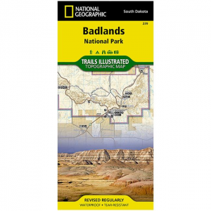 Trails Illustrated Map: Badlands National Park