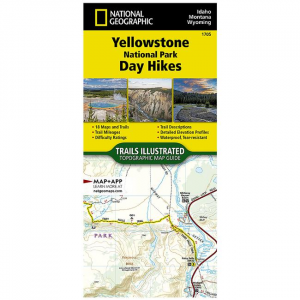 1705 - Trails Illustrated Map: Yellowstone National Park Day Hikes - 2020 Edition