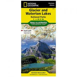 215 - Trails Illustrated Map: Glacier And Waterton Lakes National Parks - 2021 Edition
