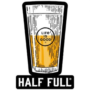 Half Full Beer Decal