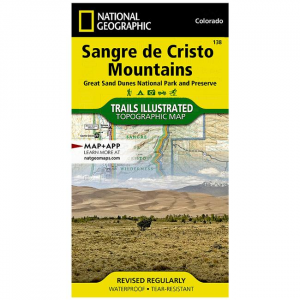 138 - Trails Illustrated Map: Sangre De Cristo Mountains - Great Sand Dunes National Park & Preserve - 2019 Edition
