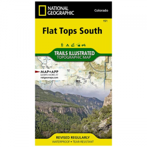 151 - Trails Illustrated Map: Flat Tops South - 2019 Edition