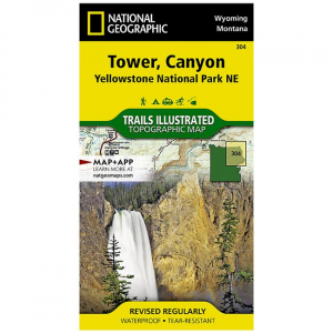 304 - Trails Illustrated Map: Tower, Canyon - Yellowstone National Park NE - 2019 Edition