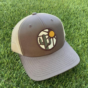 Blooming Saguaro Curved Trucker