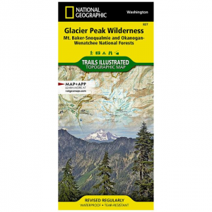 Trails Illustrated Map: Glacier Peak Wilderness - Mt. Baker-Snoqualmie And Okanogan-Wenatchee National Forests - 2020 Edition