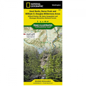 Trails Illustrated Map: Goat Rocks, Norse Peak And William O. Douglas Wilderness Areas - Gifford Pinchot, Mt. Baker-Snoqualmie, And Okanogan-Wenatchee National Forests - 2020 Edition